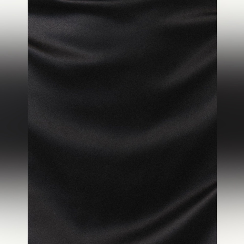 BHLDN Black One Shoulder Dress - Picture 5 of 6